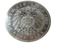 1908年　ドイツ銀貨