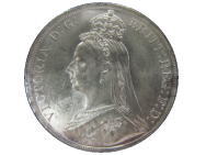 1887年　イギリス銀貨