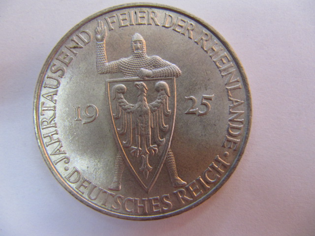 1925年　ドイツ銀貨