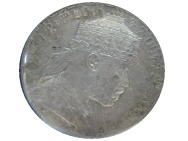 1892年　エチオピア銀貨