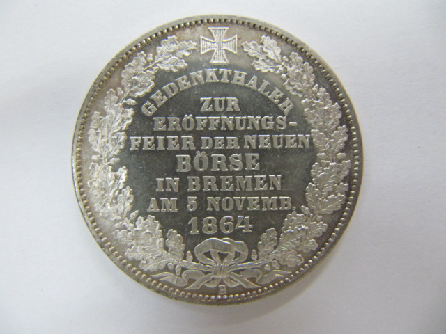 1864年　ドイツ銀貨