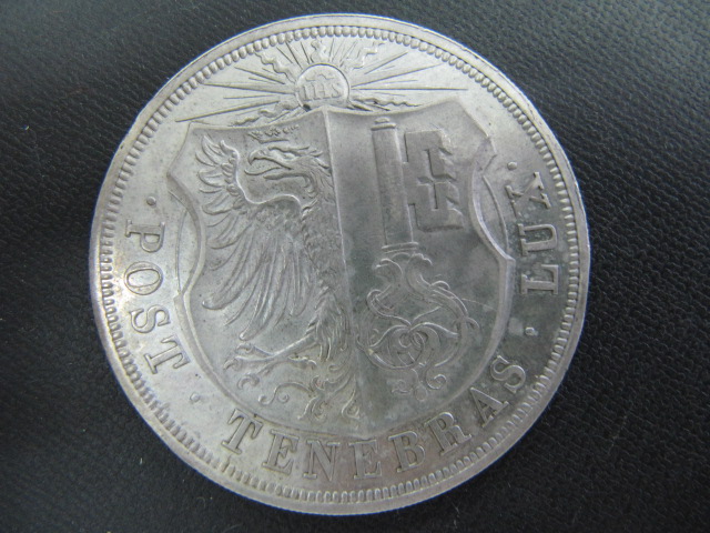 1848年　スイス銀貨
