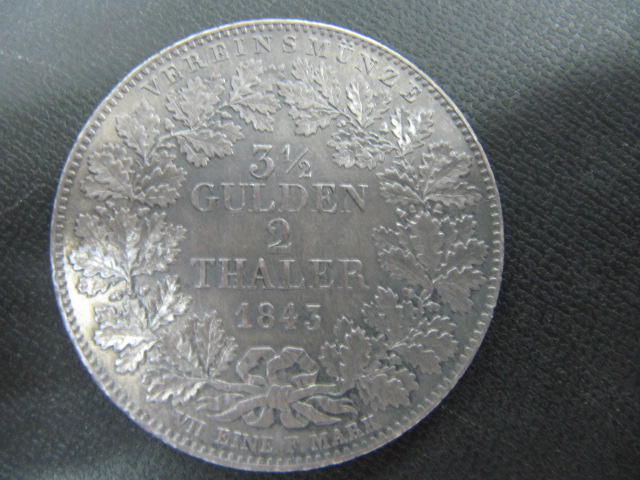 1843年　ドイツ銀貨