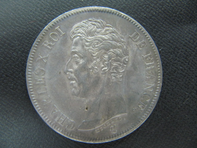 1826年　フランス銀貨